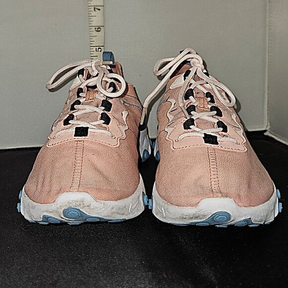 Nike React Element 55 Coral Stardust BQ2728-602 Ladies Running Shoes Size 11 - Picture 2 of 5